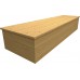 Natural Light Wood - Personalised Picture Coffin with Customised Design.